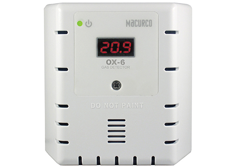 Macurco OX-6 WHITE, Macurco (OX-6 WHITE) White housing-oxygen o2 fixed gas detector & controller