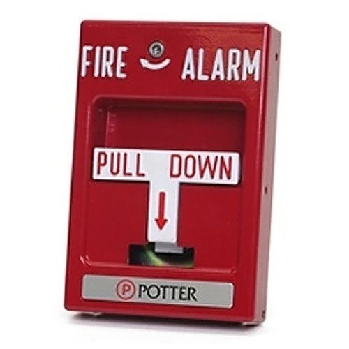 Potter Electric Signal P32-1T-KL, Potter Electric Signal (P32-1T-KL) Key reset pull red