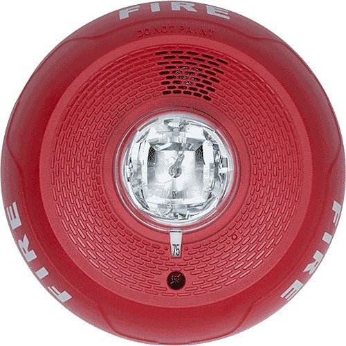 System Sensor PC2RL-BP10, System Sensor (PC2RL-BP10) Horn strobe 2w red ceiling; 10 pack