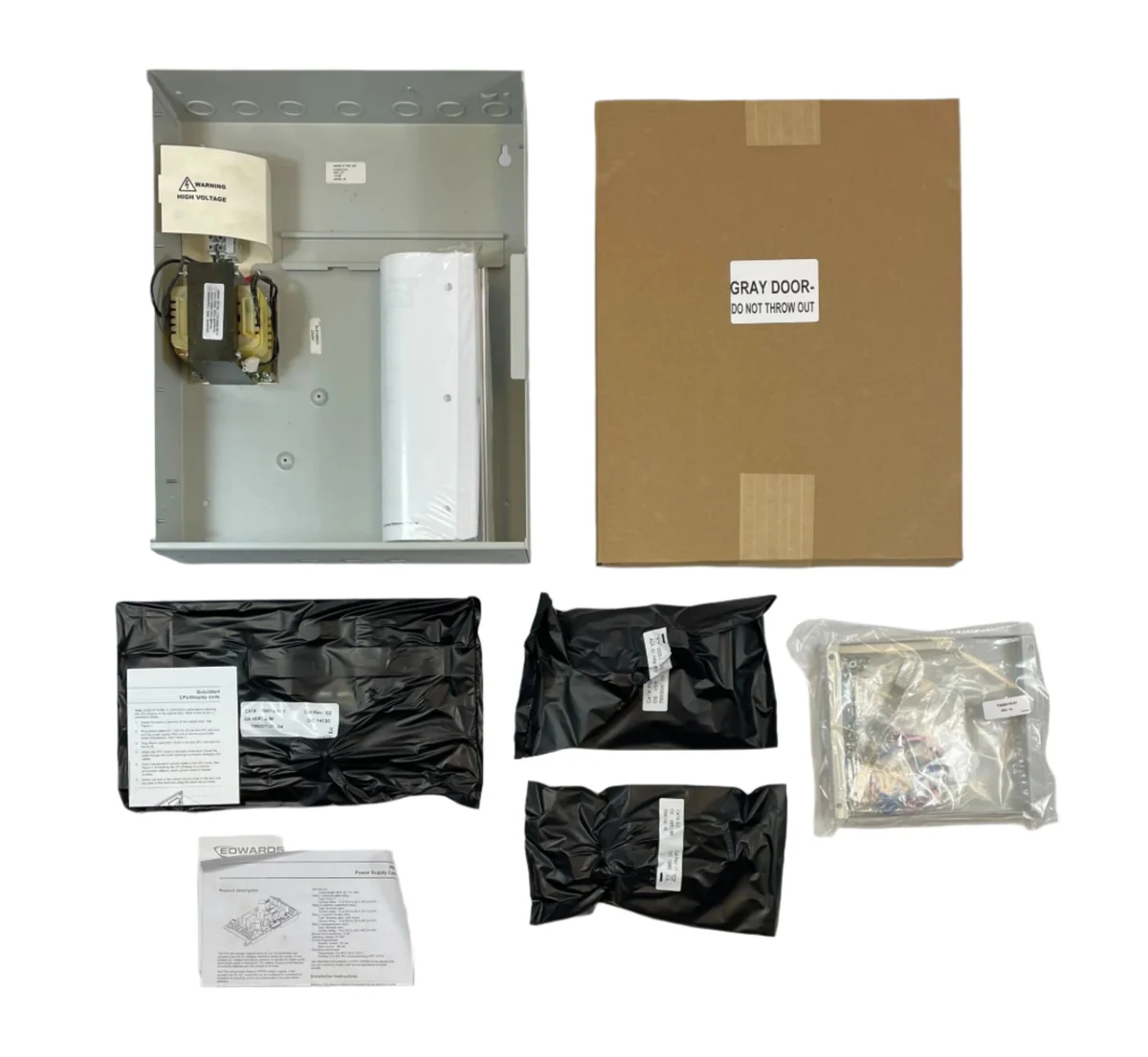Edwards QS1-1-G-2, Edwards (QS1-1-G-2) Fire alarm control panel front view. table 2-1: control panel models. model. description. qs1-1-g-1. single loop intelligent addressable control.