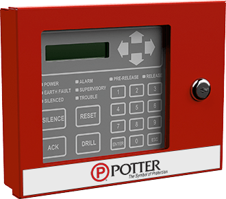 Potter Electric Signal RA-6075, Potter Electric Signal (RA-6075) 32 character lcd annuncator only listed with pfc/pfc-6006
