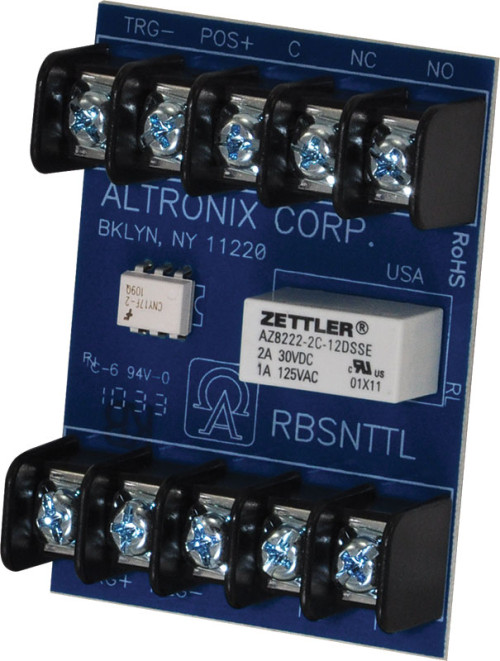 Altronix RBSNTTL, Altronix (RBSNTTL) Ultra sensitive rly 1ma trgr