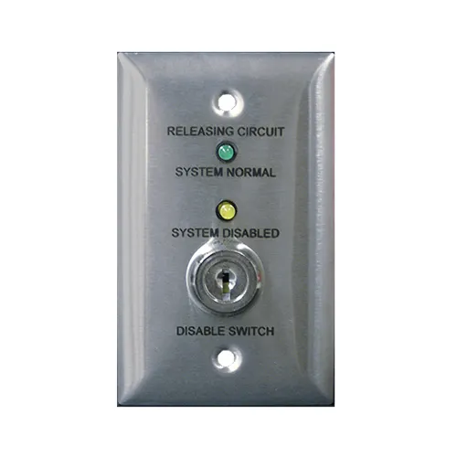 Potter Electric Signal RCDS-2001, Potter (RCDS-2001) Releasing Circuit Disable Switch