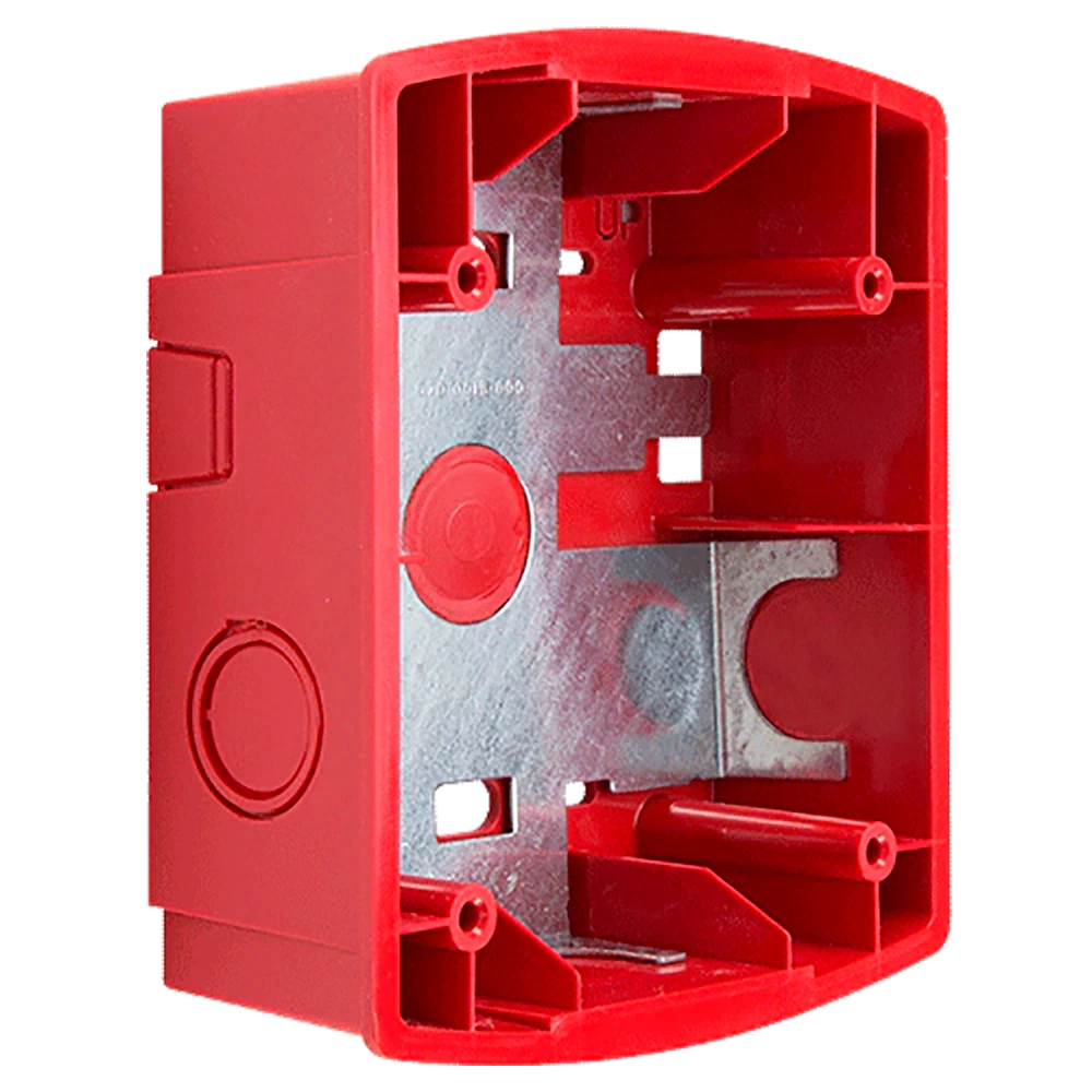 Wheelock SBB-R, Wheelock (SBB-R) Surface backbox, red