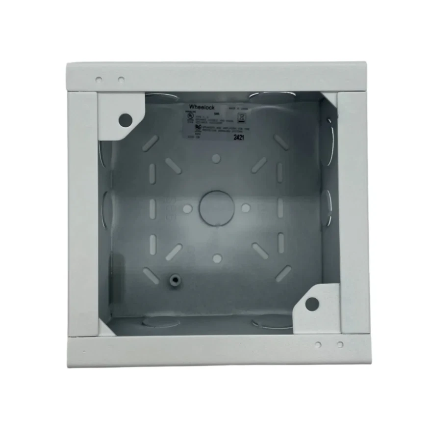 wheelock sbb-w backbox, Wheelock (SBB-W) Backbox,surface,wht