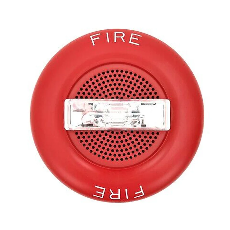 Siemens SEH-MC-CR, Siemens (SEH-MC-CR) High fidelity speaker strobe, round, hifi, ceiling, 15/30/75/110cd, red