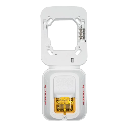 System Sensor SEP-SPSWL, System Sensor (SEP-SPSWL) Universal expander plate, amber lens, white, alert