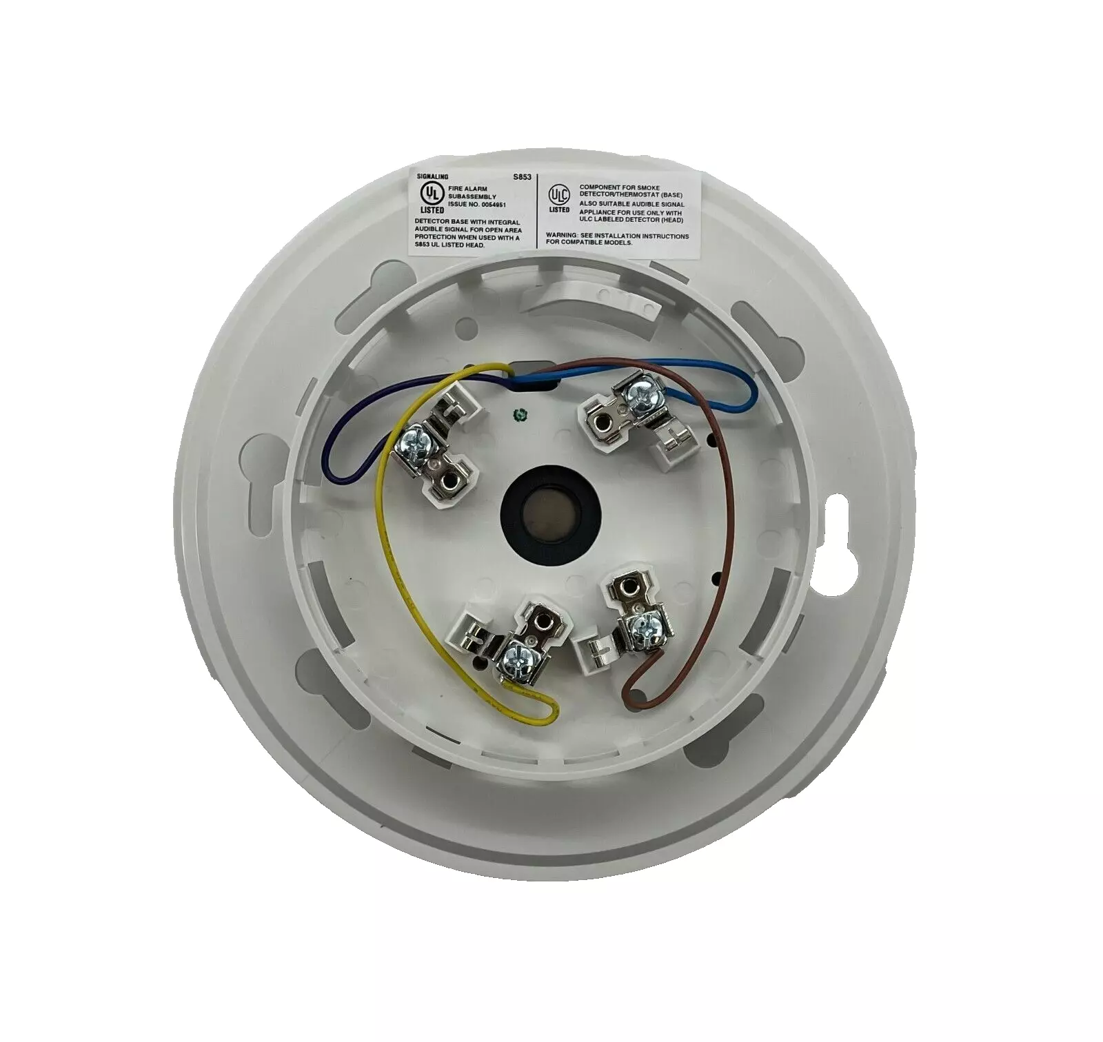 Edwards SIGA-AB4G, Edwards (SIGA-AB4G) Audible (sounder) base. mounts to 4 square (2-1/8 inch deep) north american electrical box.