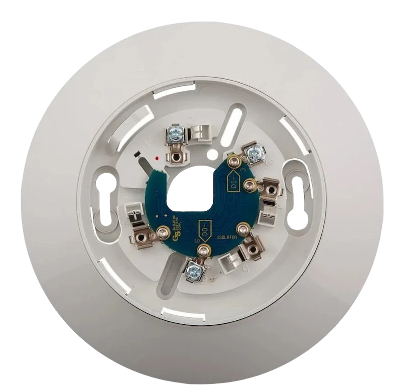 edwards siga-ib4 detector base, Edwards (SIGA-IB4) Detector base with isolator – for 4 inch sq. box, includes -ts4 skirt