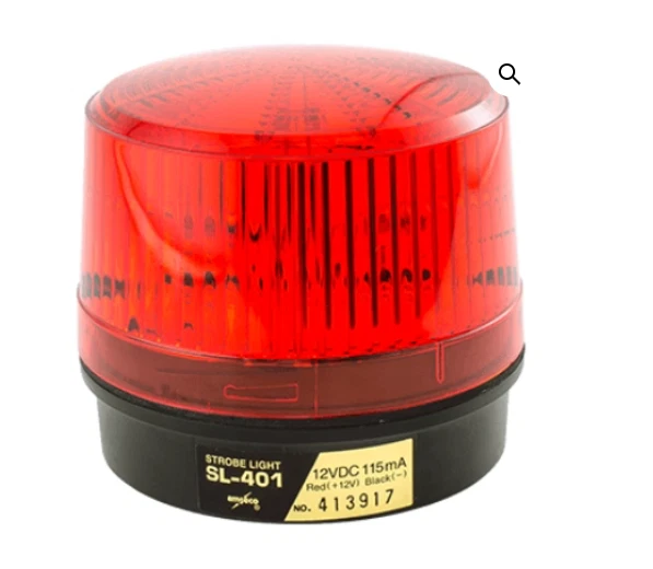 Potter Electric Signal SL-401-R, Potter Electric Signal (SL-401-R) 12vdc strobe red lens