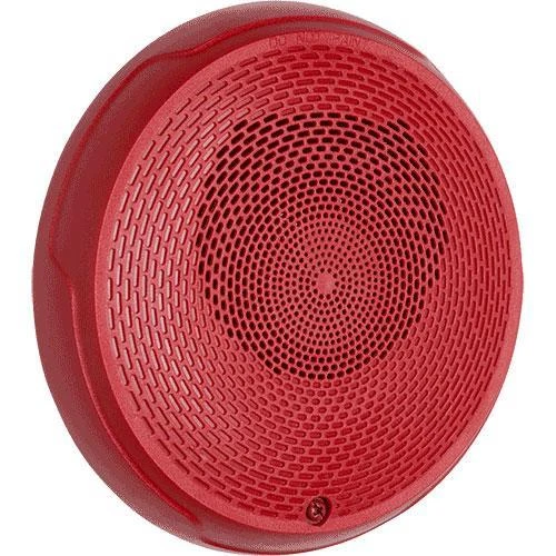 System Sensor SPCRL-BP10, System Sensor (SPCRL-BP10) Speaker only, ceiling, 1/4w – 2w, red – bulk pack of 10 units