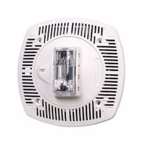 Gentex SSPK24CLPW, Gentex (SSPK24CLPW) Speaker/strobe, 25 or 70.7 vrms, selectable candela, ceiling mount, fire text, white faceplate