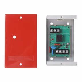 Space Age SSU-MR-101/C/R, Space Age (SSU-MR-101/C/R) Spdt relay in a red metal enclosure
