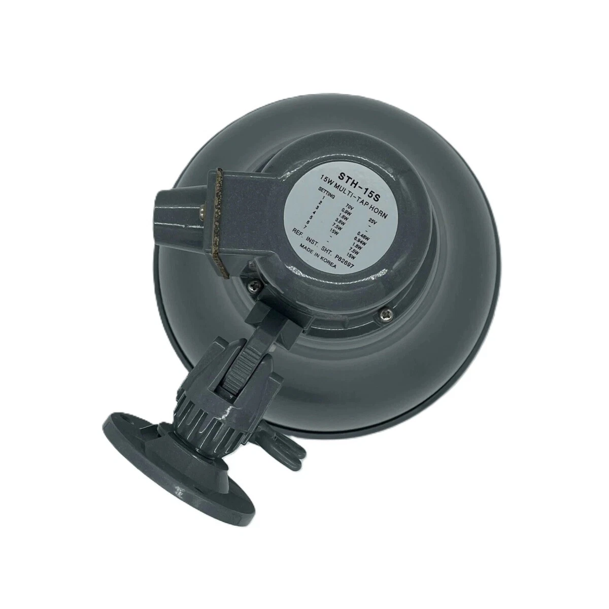 Wheelock STH-15S, Wheelock (STH-15S) Supervised horn,adjustable mounting,15w,25/70v,gry