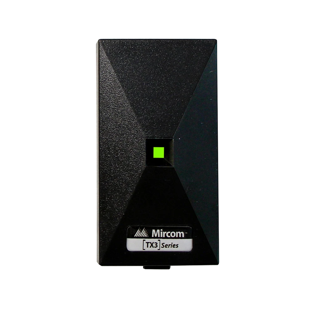 Mircom TX3-P300-HA, Mircom (TX3-P300-HA) Mini mullion mount reader, 3.2″ x 1.7″ x 0.7″.