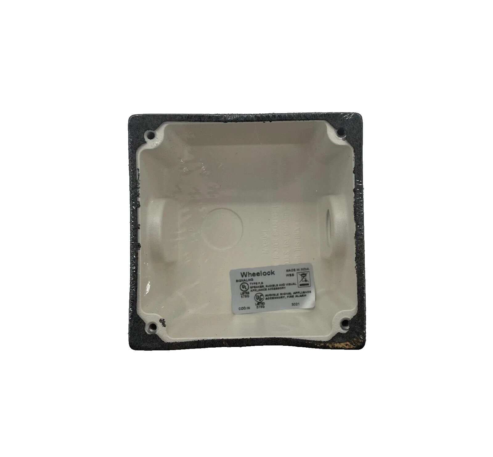 Wheelock WBB-W, Wheelock (WBB-W) Backbox,outdoor,wht