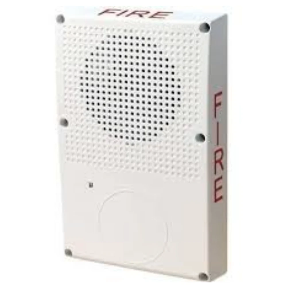 Edwards WG4WF-S, Edwards (WG4WF-S) Outdoor rated wall/ceiling speaker only (25/70v) , multi-tap, white w/fire marking.