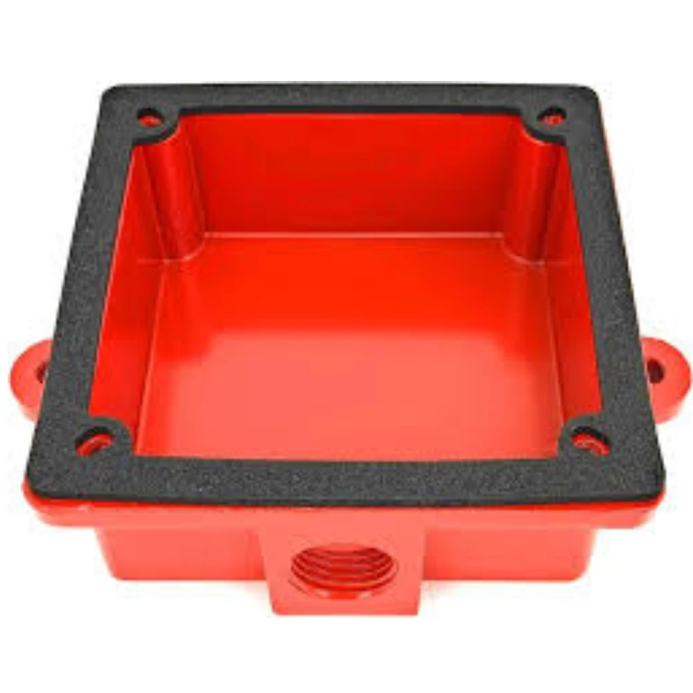 System Sensor WBB, System Sensor (WBB) Weatherproof backbox, red.