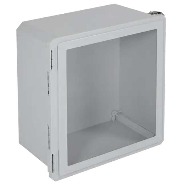 STI EF181610-W, STI (EF181610-W) Fiberglass Enclosure, 18 x 16 x 10, with Window