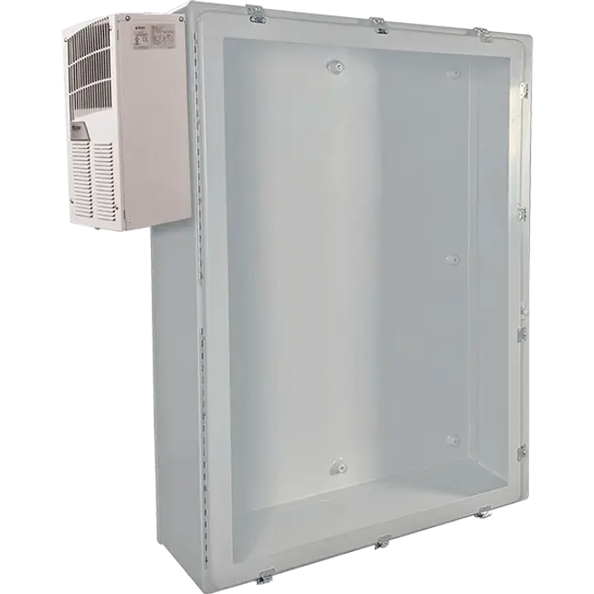 en483612-w2, STI (EN483612-W2) Fiberglass Enclosure with A/C and Heat, 48 x 36 x 12, with Window