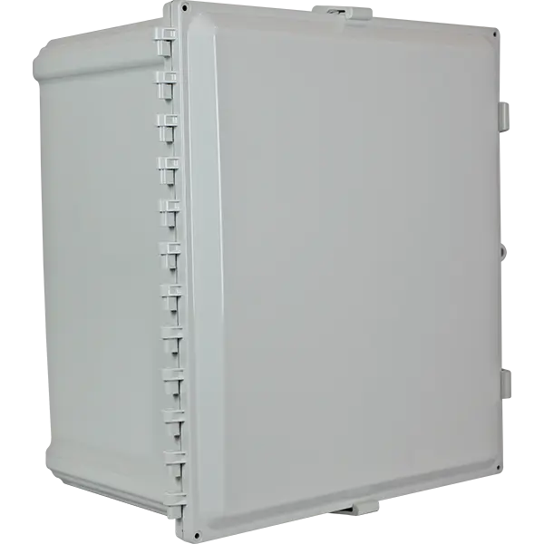 ep141207-o4, STI (EP141207-O4) Polycarbonate Enclosure, 14 x 12x 7, Opaque w/ Power Distribution Strip