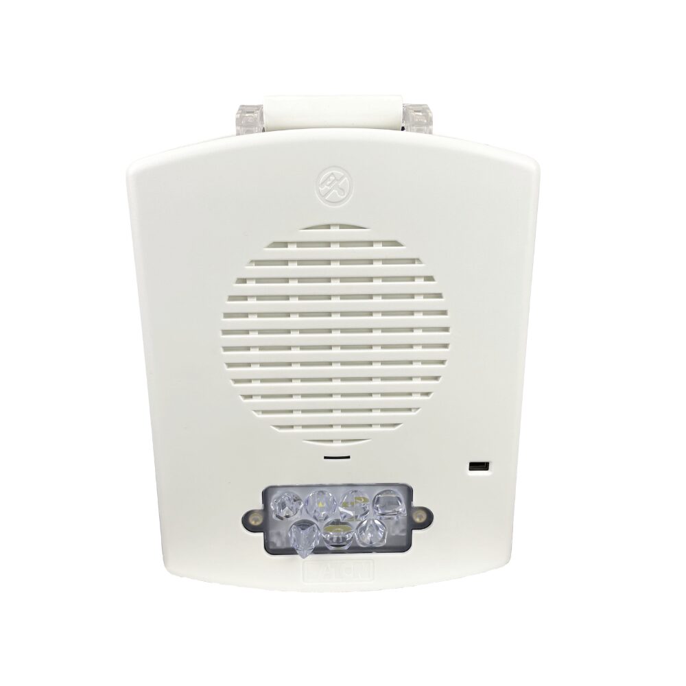Wheelock EL3RSPST-FW, WHEELOCK (EL3RSPST-FW) Eluxa Nema 3R Speaker Strobe, Clear Lens
