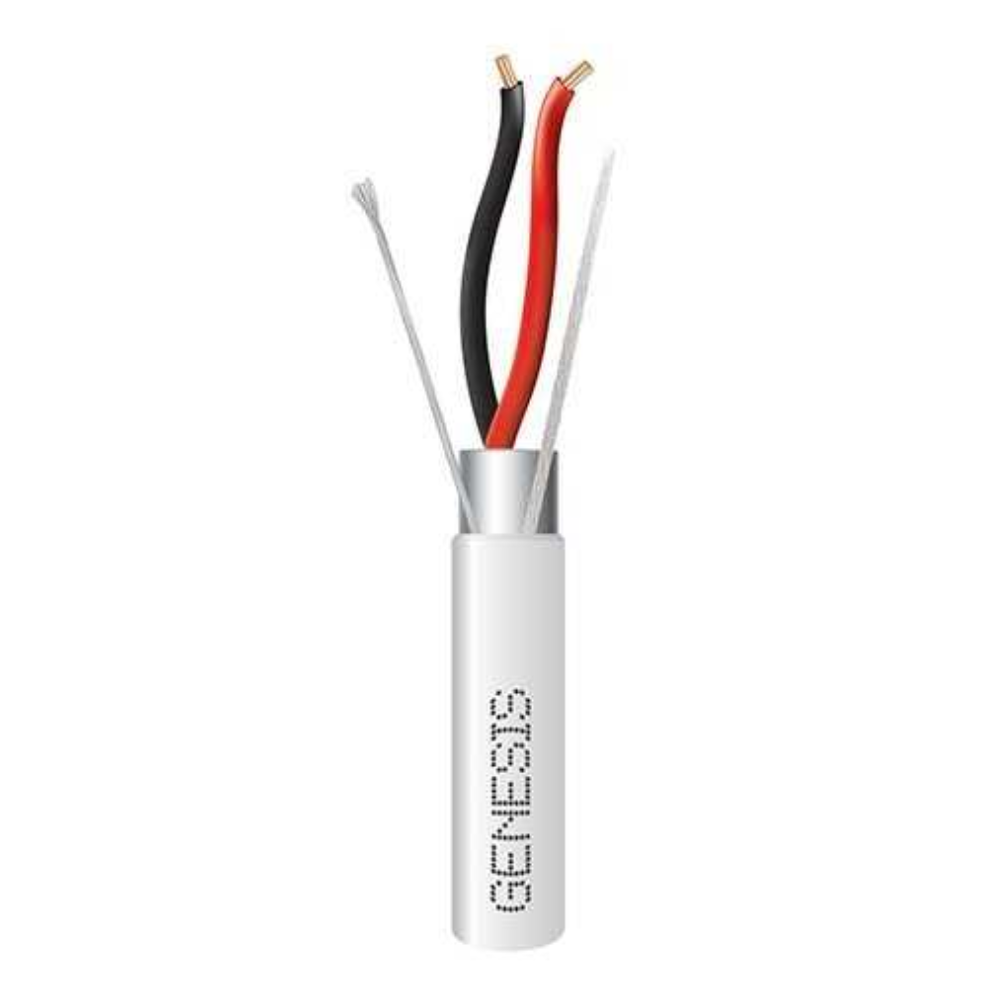 Genesis 32211112, Genesis (32211112) 16/2 stranded shielded, 1000 pull box, natural, security & control, plenum, shielded