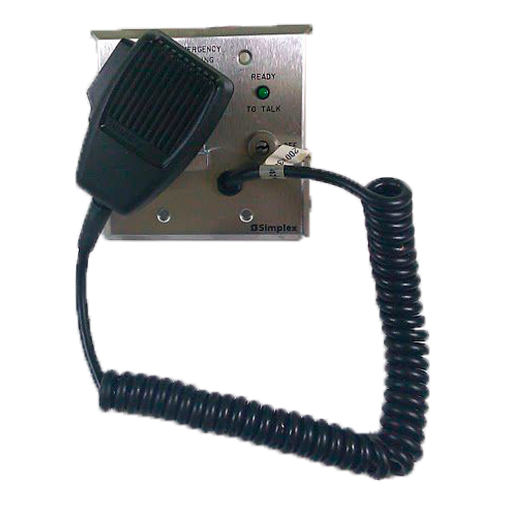 Simplex 4003-9803, SIMPLEX (4003-9803) Remote Microphone On 2 Gang Pl