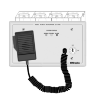 Simplex (4003-9832) Remote mic black, beige plate
