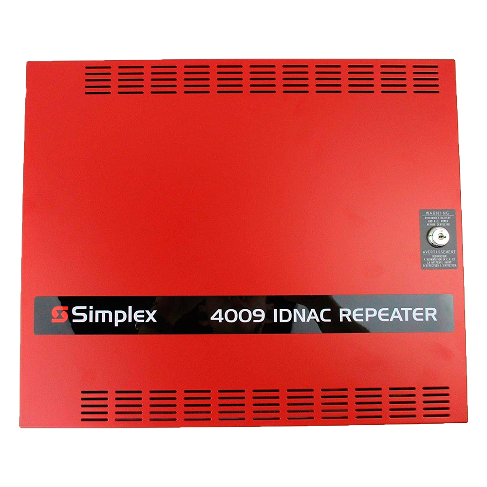 Simplex 4009-9602, SIMPLEX (4009-9602) Idnac Repeater Red