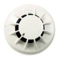 Simplex (4098-5611) Heat detector at a 135°f or 57.2°c fixed temperature.