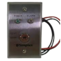 Simplex (4098-9835) Ssd rem test sta r/g led key