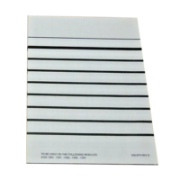 Simplex (4100-1294) Led/switch slide-in label kit