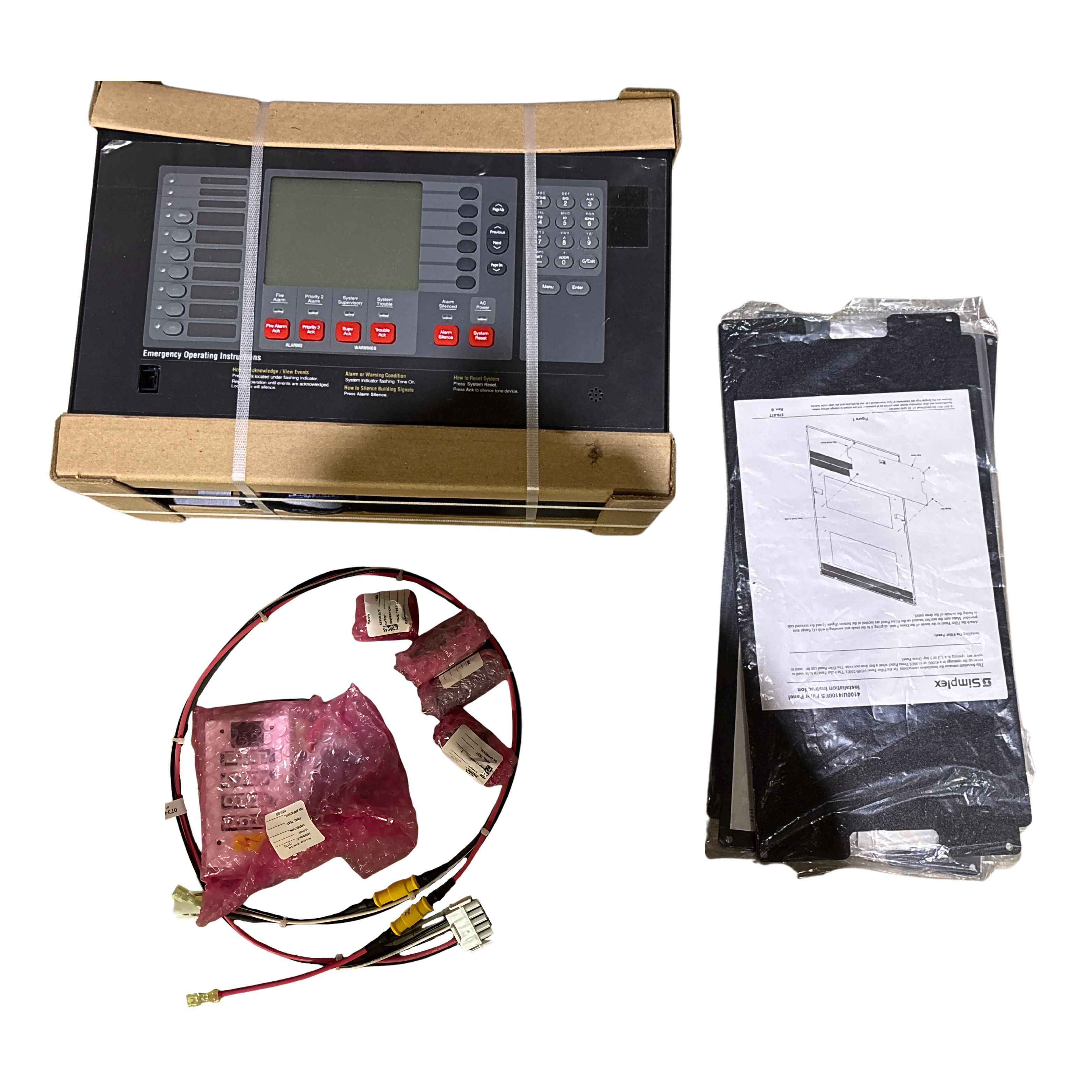 Simplex 4100-9703, SIMPLEX (4100-9703) Es-Ps Mstr Ctrlr Infoalarm Panel Pre-Con