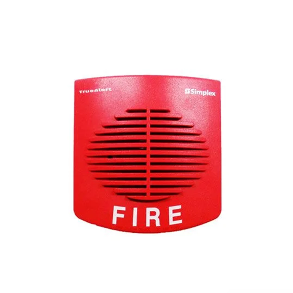 Simplex 4901-9820, SIMPLEX (4901-9820) Red Wall, Horn 24Vdc, Truealert