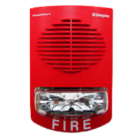 Simplex (4903-9358) S/V 110CD RED 25/70V NONADDRES