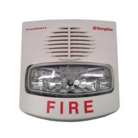 Simplex (4903-9433) A/v 110cd white std non-addres