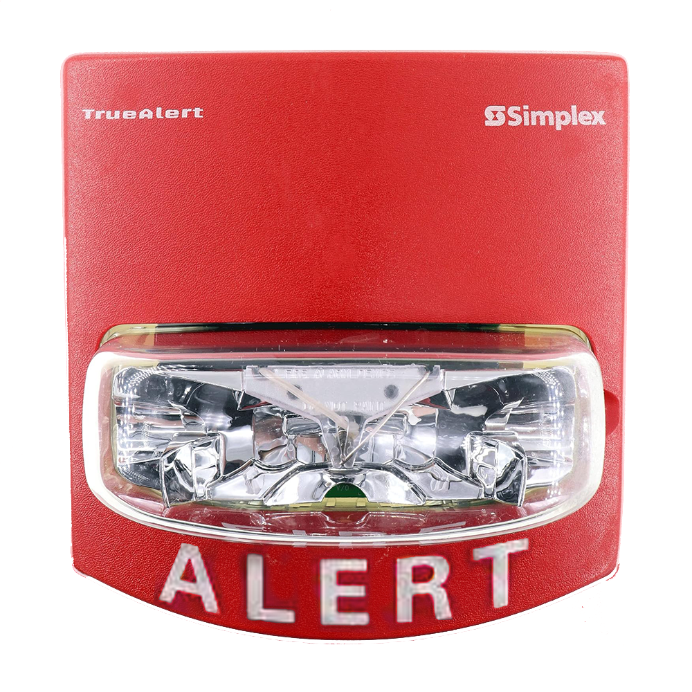 Simplex 4905-9841, SIMPLEX (4905-9841) Alert Vo Cover Only Red