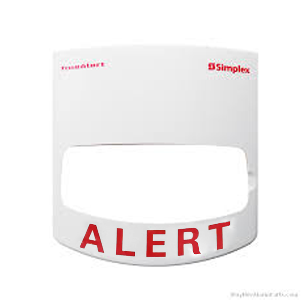 Simplex 4905-9842, Simplex (4905-9842) Alert vo cover only white