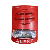 Simplex (4905-9845) Sv cover wall red alert label