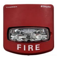 Simplex (4906-9105) V/o m-c non-address, red, wall, weather proof