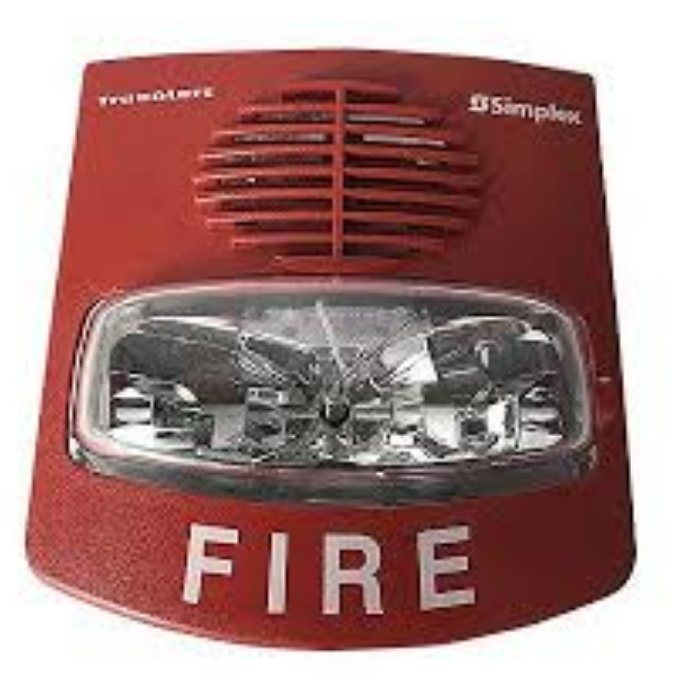 Simplex 4906-9139, Simplex (4906-9139) Hicd av non-addr wall red
