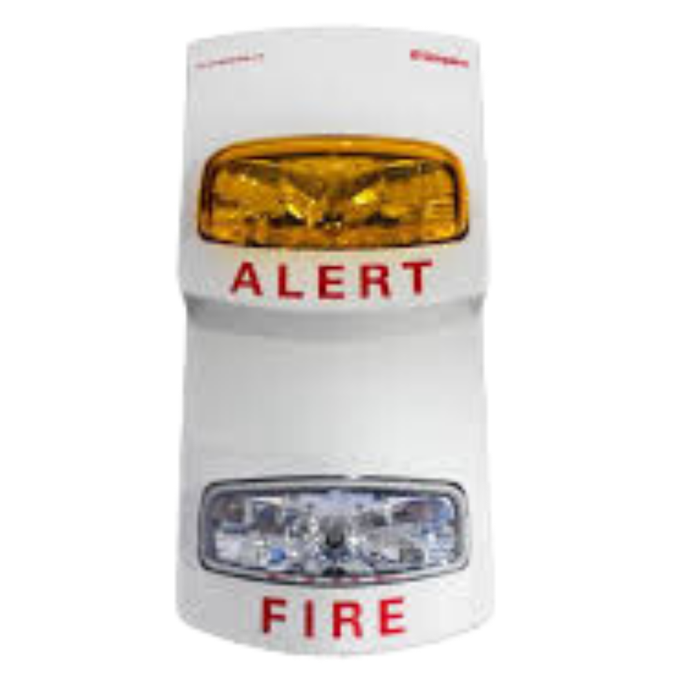 Simplex 4906-9211, Simplex (4906-9211) Amber/clear white wall mt vo