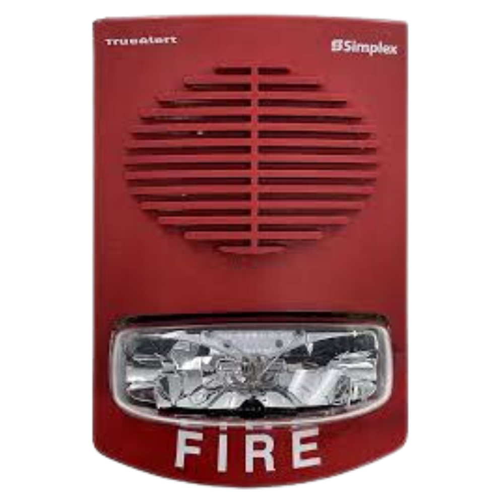 Simplex 4906-9251, SIMPLEX (4906-9251) M/C Truealert S/V Wall Mt, Red