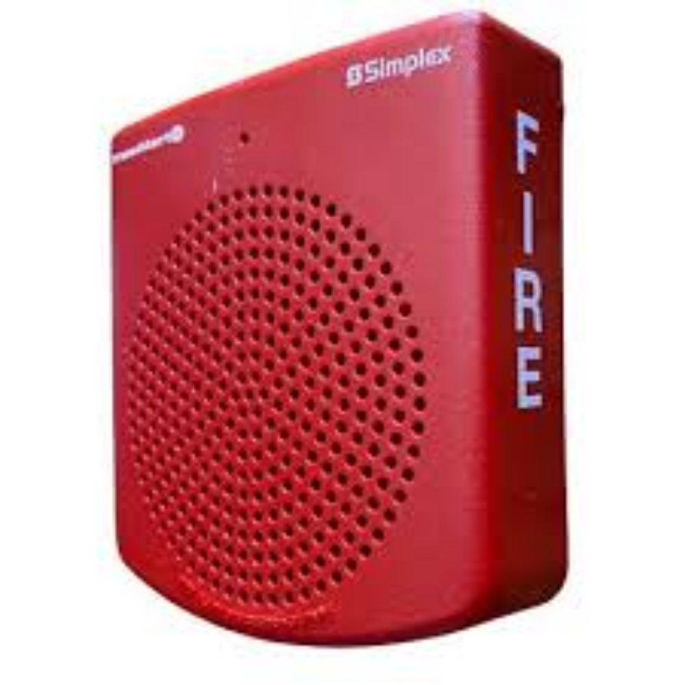 Simplex 49SOC-WRFIRE, Simplex (49SOC-WRFIRE) Spkr cover wall red fire