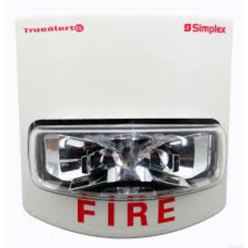 Simplex 49VO-WWF-BA, Simplex (49VO-WWF-BA) Wall mount addressable multi-candela strobe..intensity selectable as 15, 30, 75, 110, 135, or 185 cd ..white