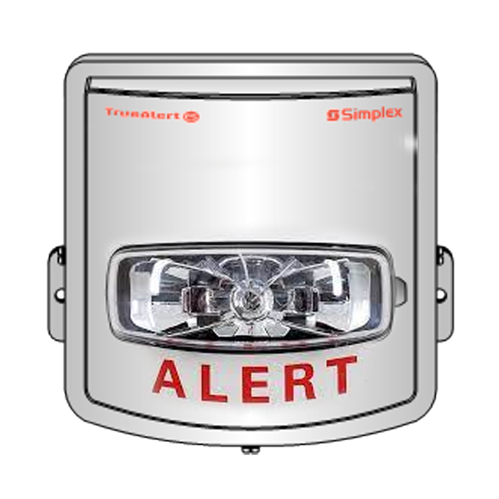Simplex 49VOC-WWALT-O, Simplex (49VOC-WWALT-O) Vo cover, wall white alert wp