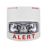 Simplex (49VOC-WWALT) Vo cover, wall white alert