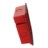 Simplex (49WPBB-SVWR) Weatherpf bb spkr/vis wall red