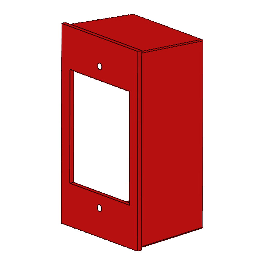 Simplex 59WPBB-WR, Simplex (59WPBB-WR) Led avvoao wp backbox wall red